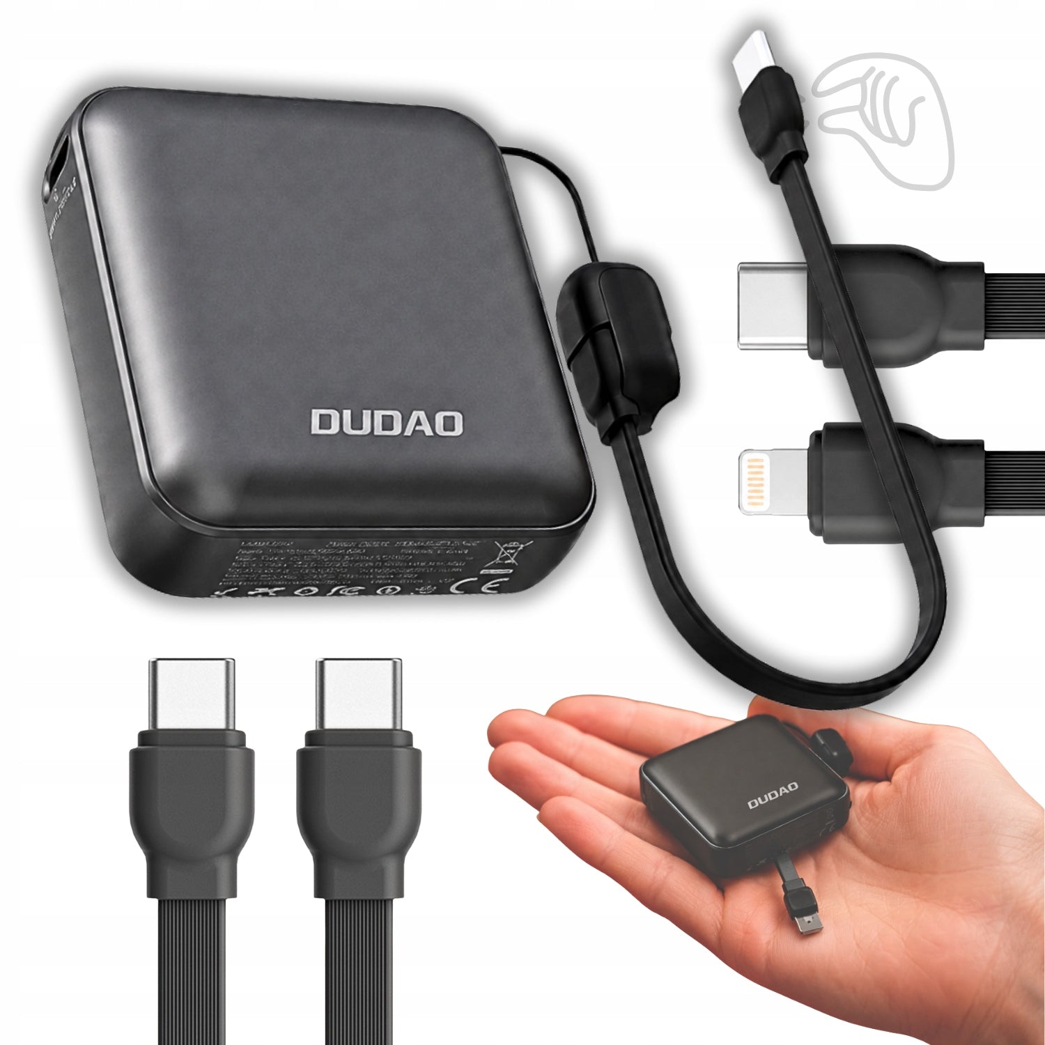 MINI POWERBANK 10000 mAh FAST CHARGING 22.5W USB-C LIGHTWEIGHT + CABLE FREEBIE