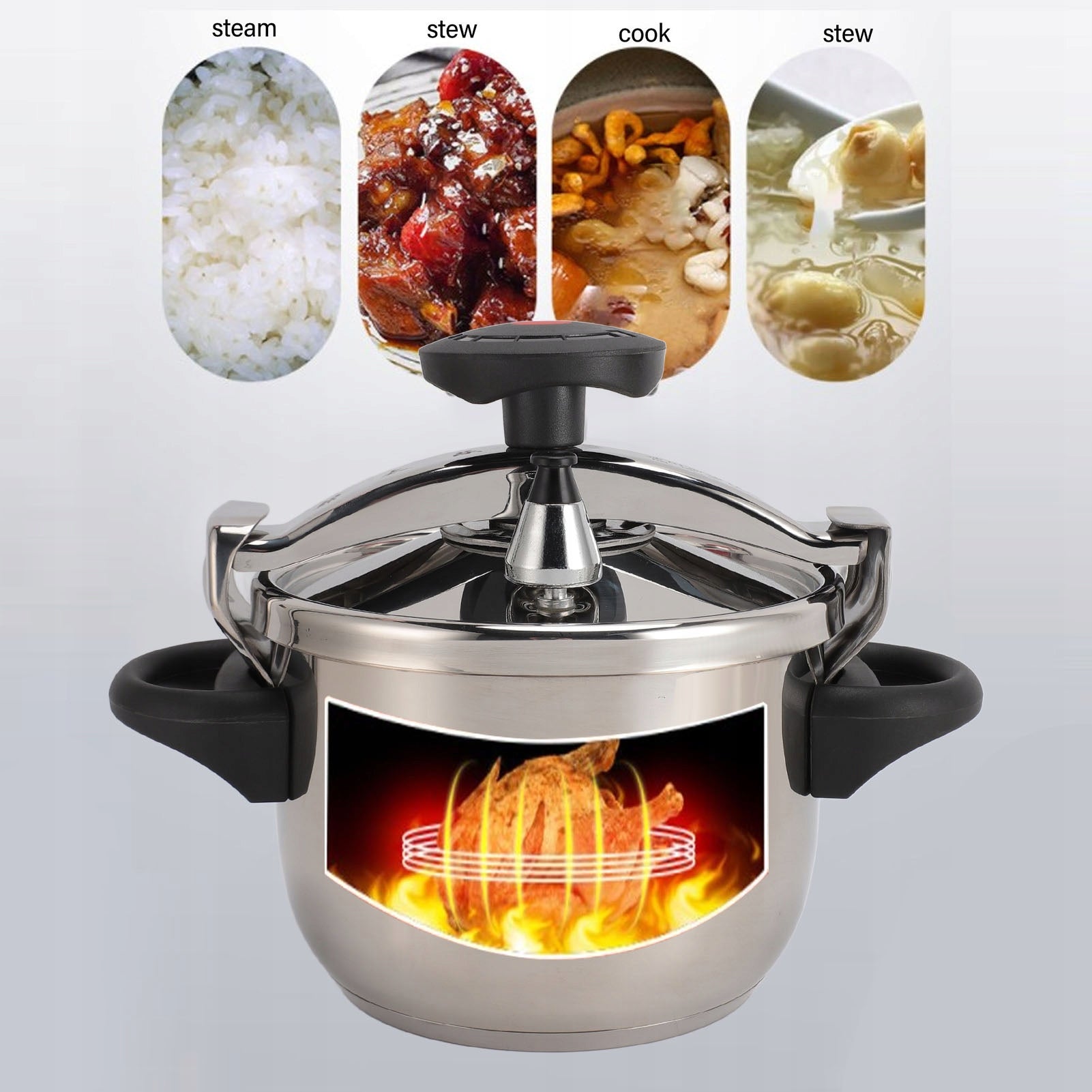 MINI PRESSURE COOKER 3L PRESSURE POT Packaging status original
