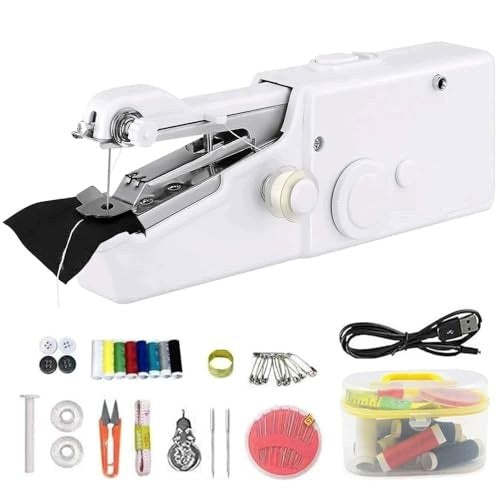 MINI SEWING MACHINE ELECTRIC HANDHELD PORTABLE SET OF 26 Brand no brand
