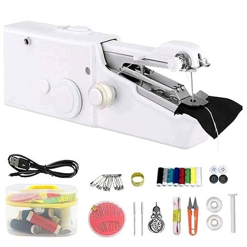 MINI SEWING MACHINE ELECTRIC HANDHELD PORTABLE SET OF 26