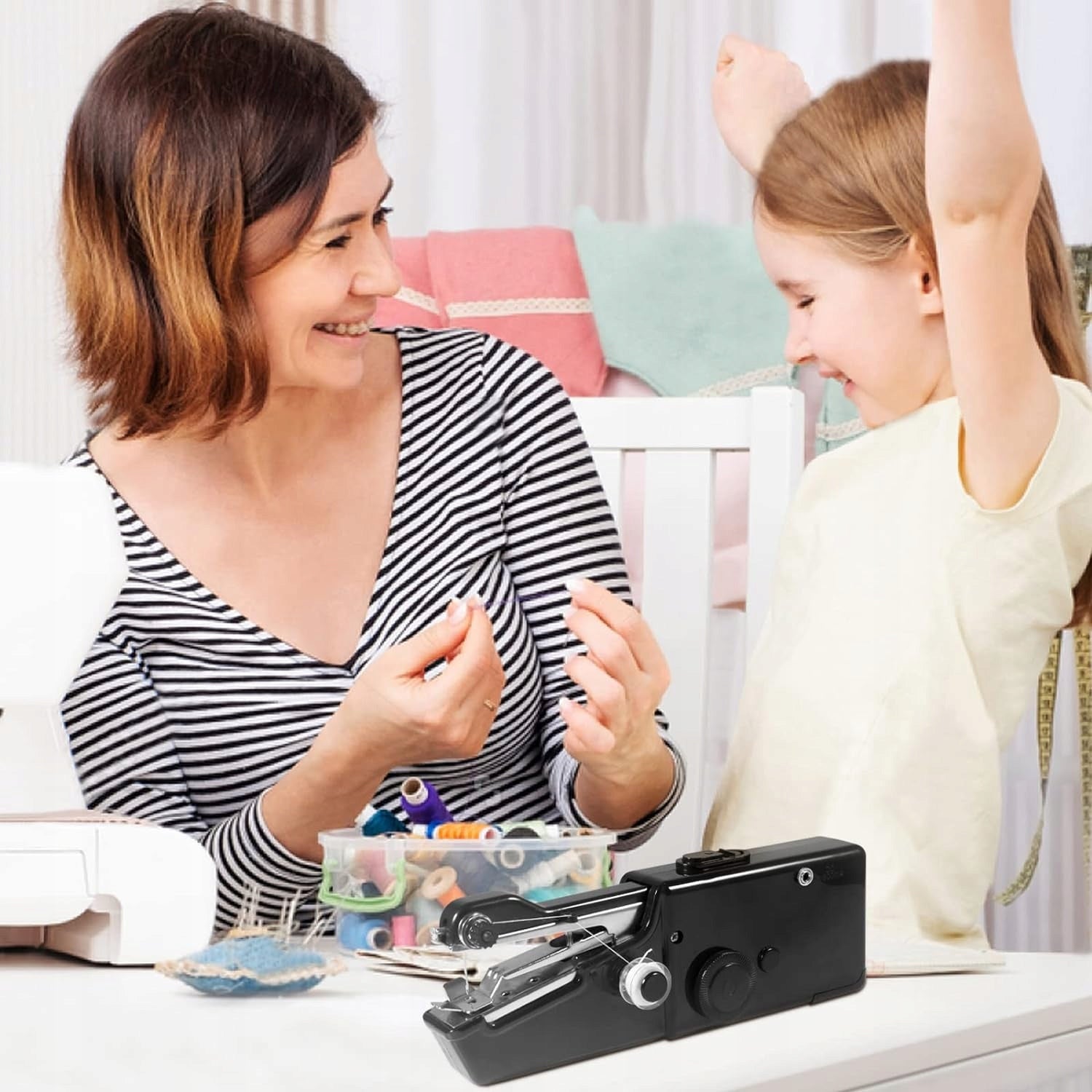 MINI SEWING MACHINE MANUAL PORTABLE ELECTRIC BATTERY OPERATED + Brand no brand