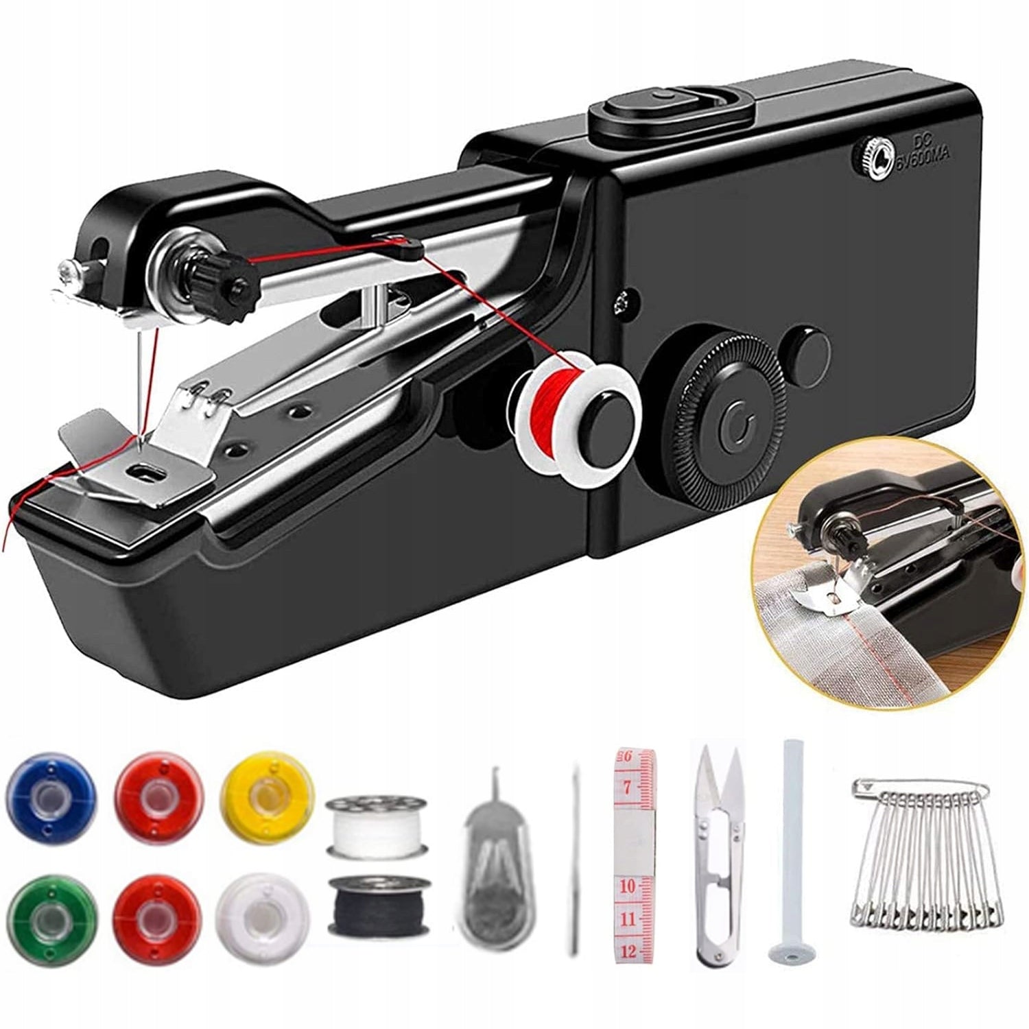 MINI SEWING MACHINE MANUAL PORTABLE ELECTRIC BATTERY OPERATED +