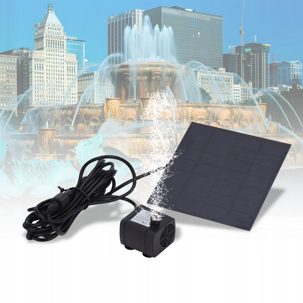 MINI SOLAR FOUNTAIN PUMP FOR POND WATER GARDEN 150 L/H Manufacturer code 9658745896