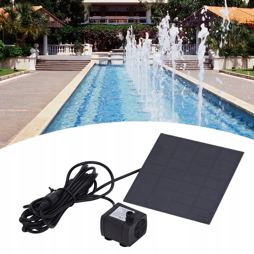MINI SOLAR FOUNTAIN PUMP FOR POND WATER GARDEN 150 L/H Packaging status original