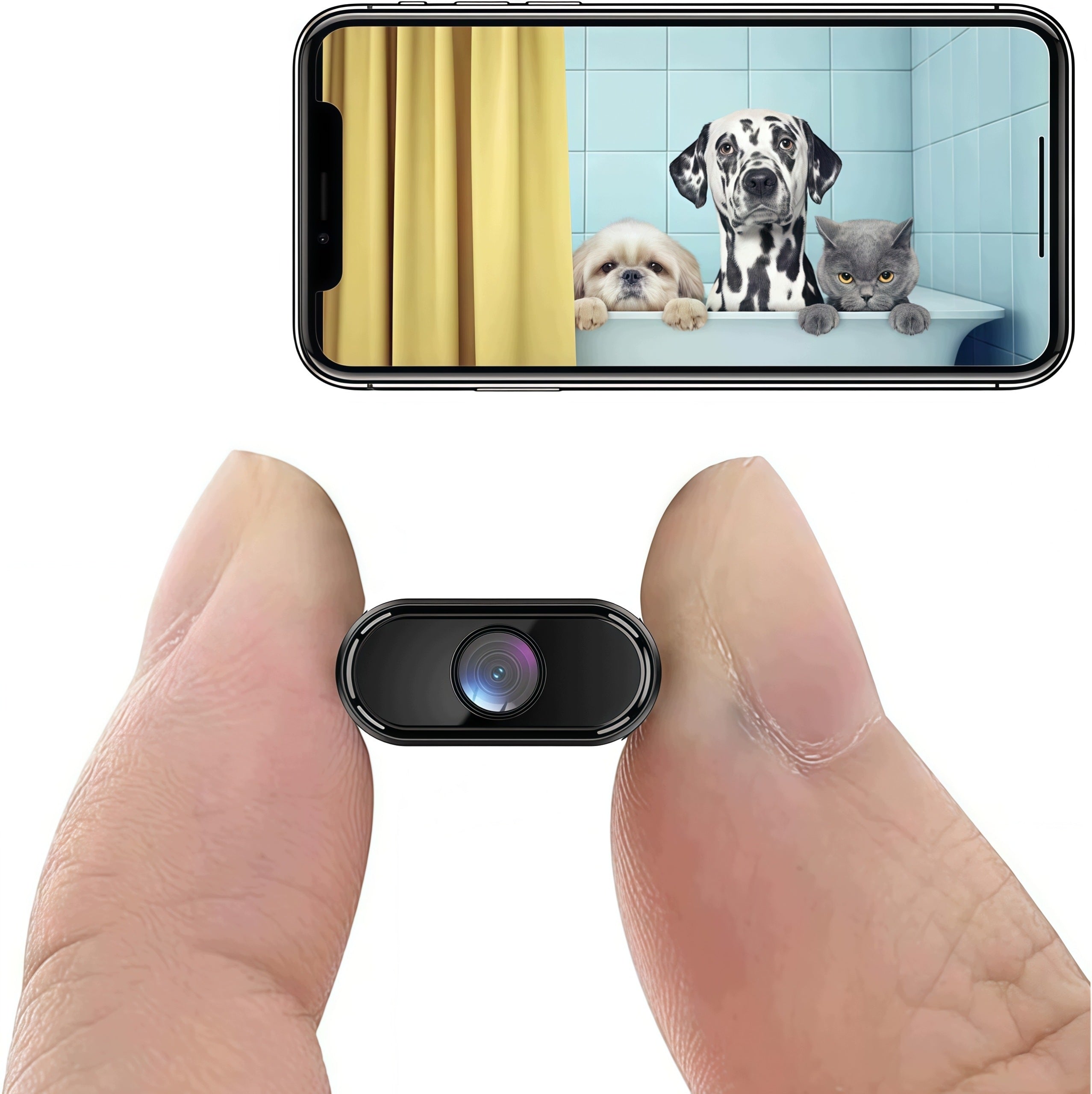 MINI SPY CAMERA HIDDEN WIRELESS WIFI FULL HD FOR PHONE MOVEMENT