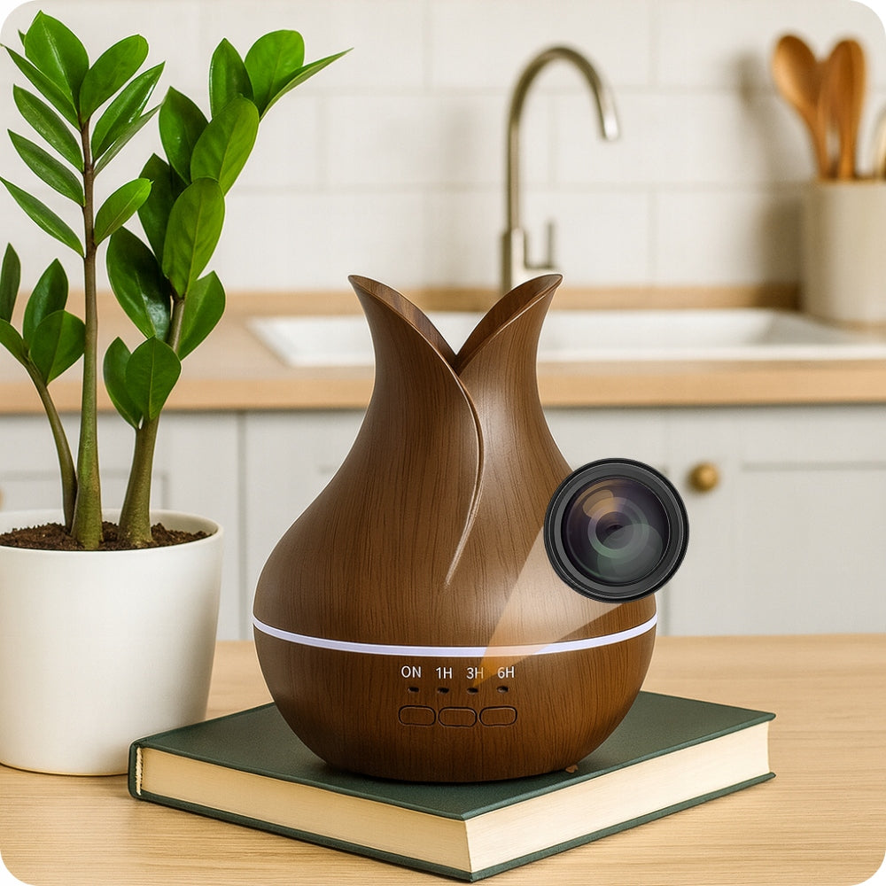 MINI SPY WIFI CAMERA IN HUMIDIFIER MOTION SENSOR PREVIEW FOR PHONE Brand Spreest