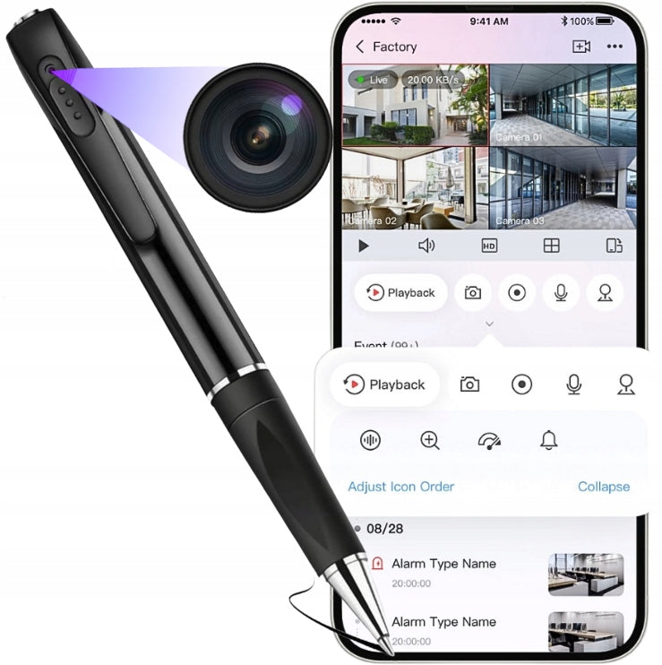 MINI SPY WIFI CAMERA IN PEN PHONE PREVIEW FOR EXAM