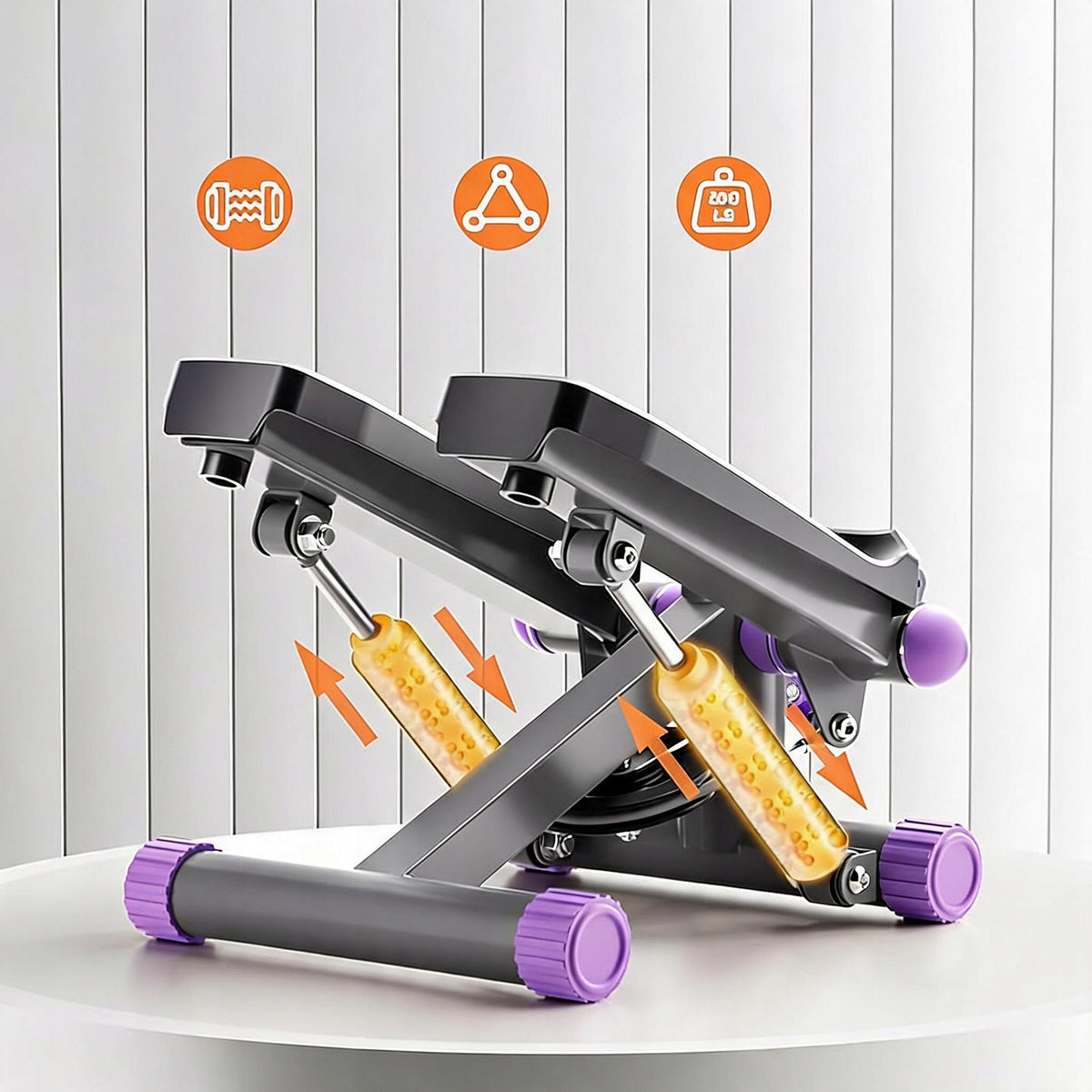 MINI STEPPER MONITOR LCD RESISTANCE BANDS QUIET FOR TRAINING LEGS, ARMS, HIPS Manufacturer code MR-2403
