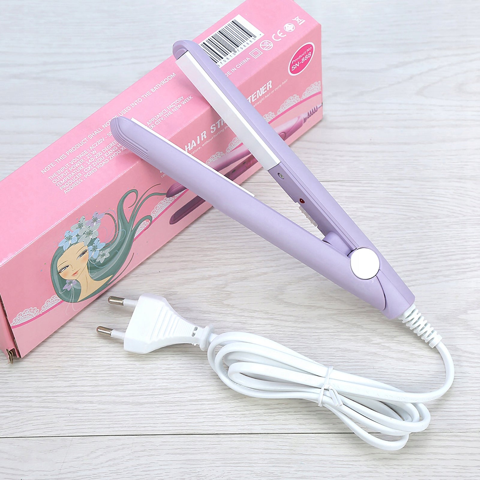 MINI STRAIGHTENER HAIR CURLER TOURIST TRAVEL SMALL FOR CURLS Brand no brand