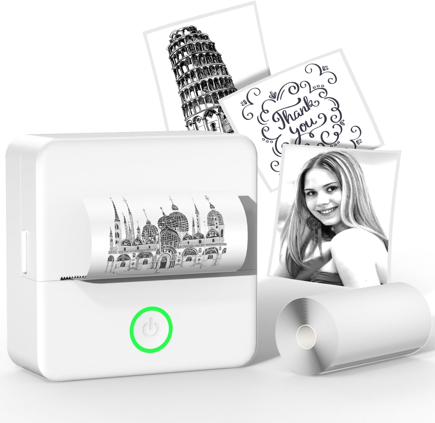 MINI THERMAL PRINTER FOR PHOTOS OF NOTES 13 ROLLS Manufacturer code PRINTX6
