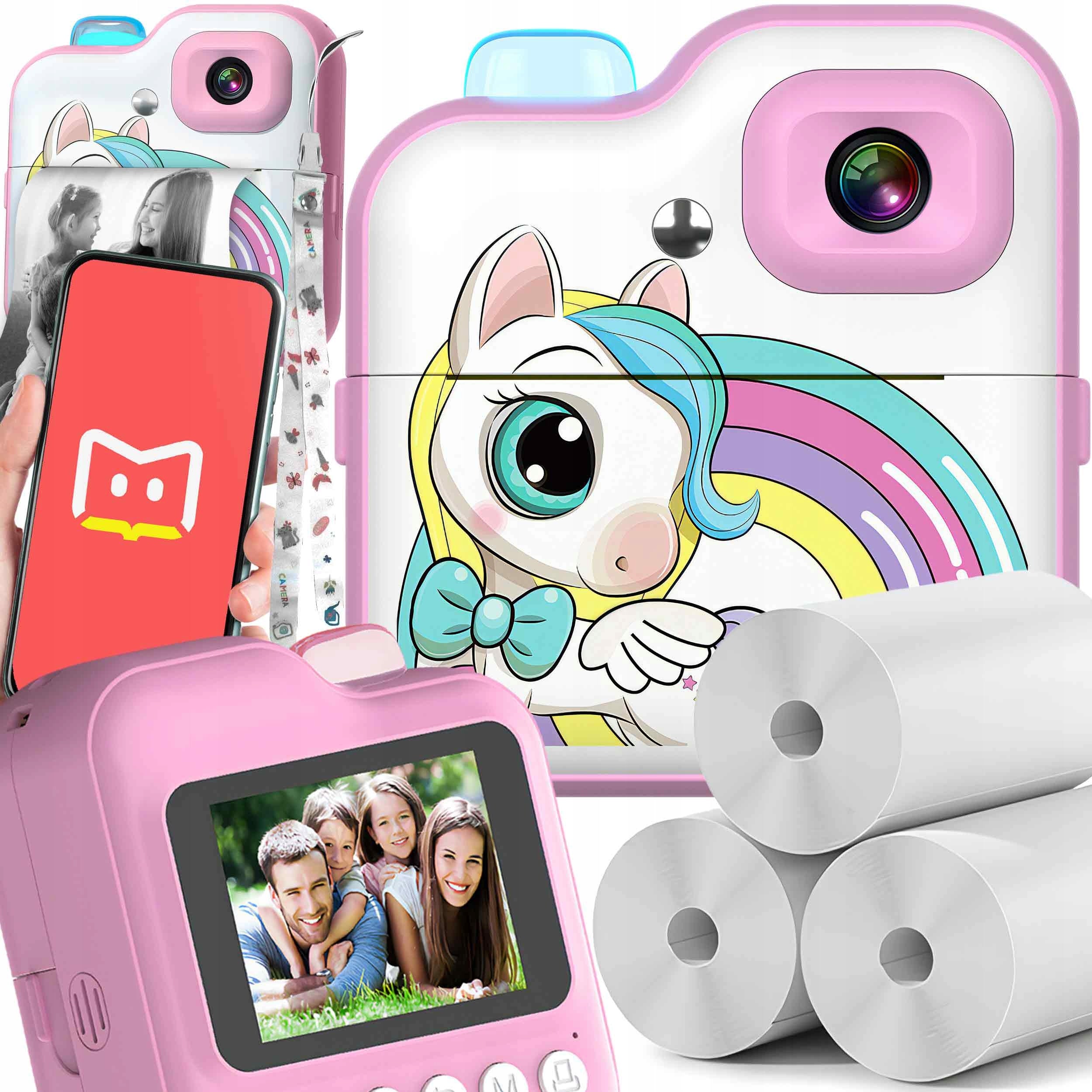 MINI THERMAL PRINTER INSTANT CAMERA FOR KIDS BLUETOOTH MP3