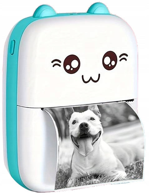 MINI THERMAL PRINTER for Photo Labels PRINTING ROLL + 3 ROLLS STICKERS Packaging status original