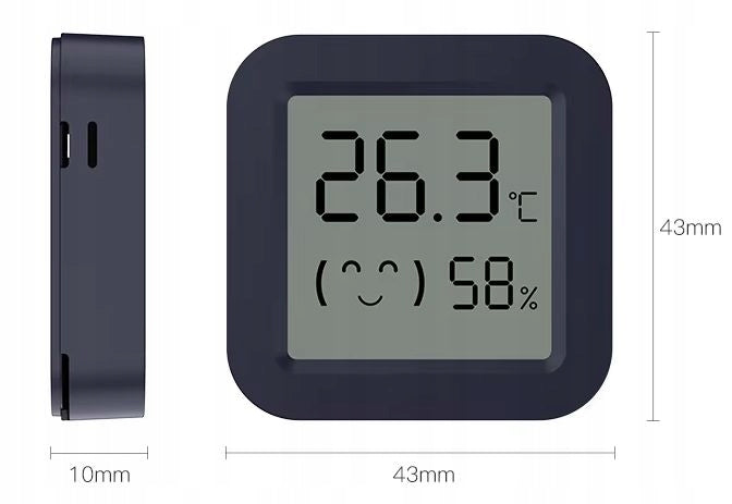 MINI Thermometer Humidity Temperature Sensor TUYA SMART LIFE LCD Bluetooth Brand no brand