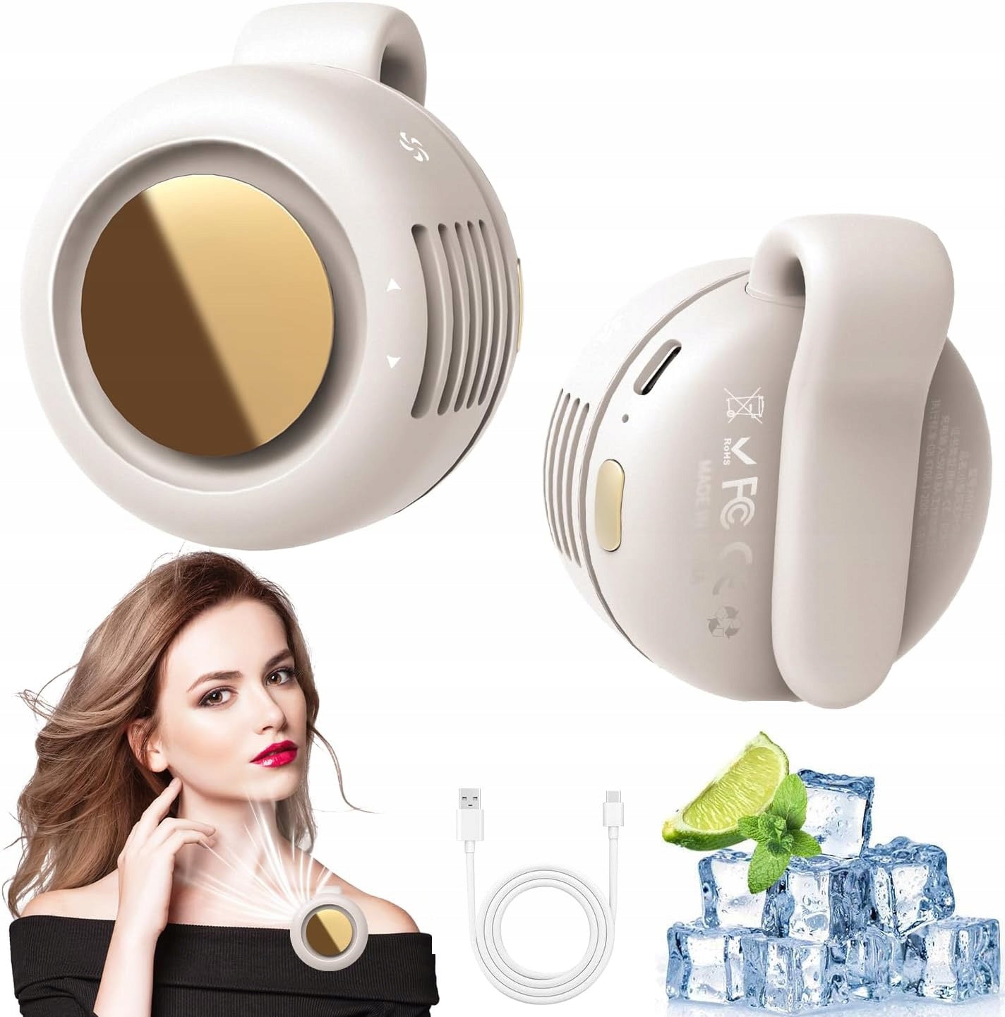 MINI USB FAN PORTABLE 3-LEVEL ADJUSTMENT WITH CLIP