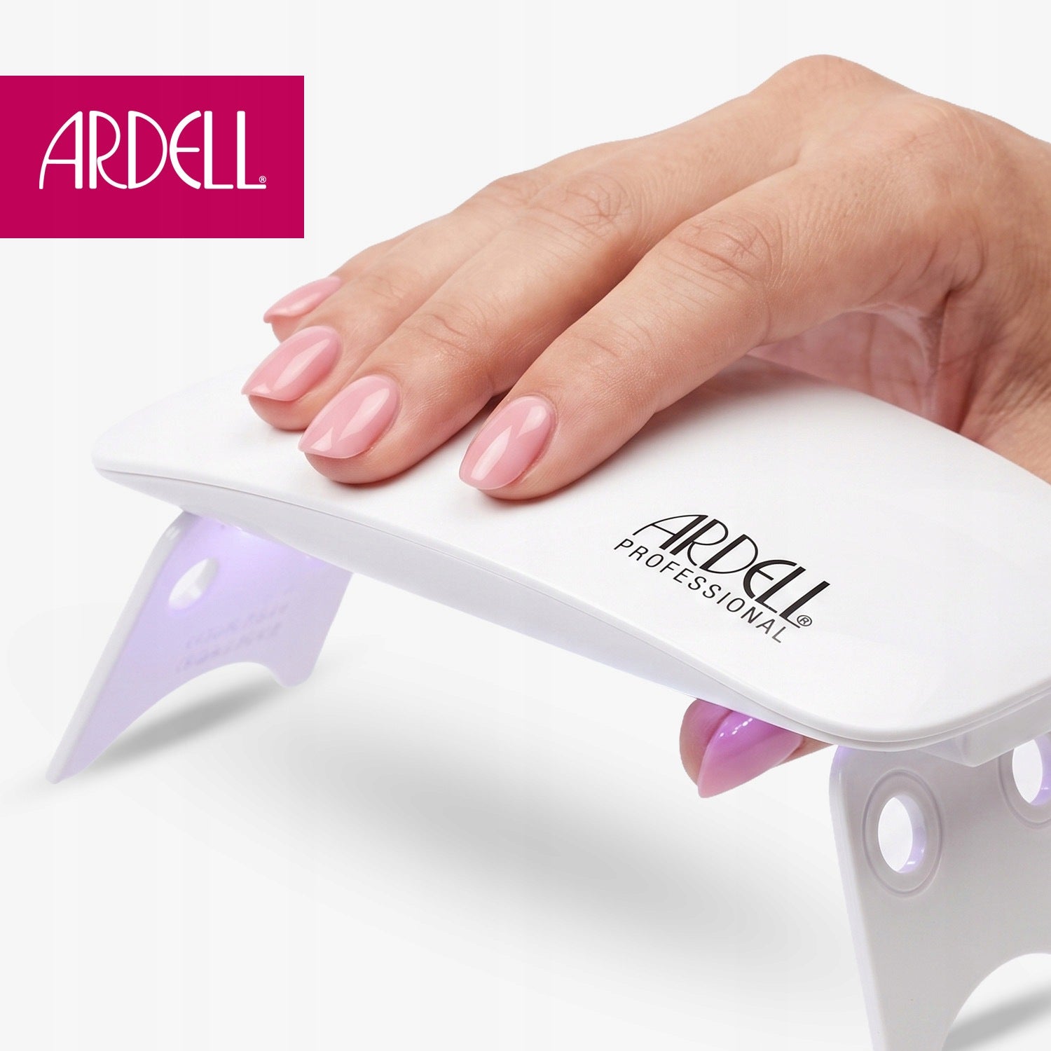MINI UV LED LAMP FOR NAILS MANICURE HYBRID GELS USB 2 MODES TIMER 6W Packaging status original