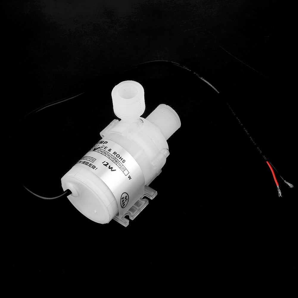 MINI WATER PUMP QUIET DC 12V 12W 7,5 L/m WHITE BRUSHLESS Additional information water filtration