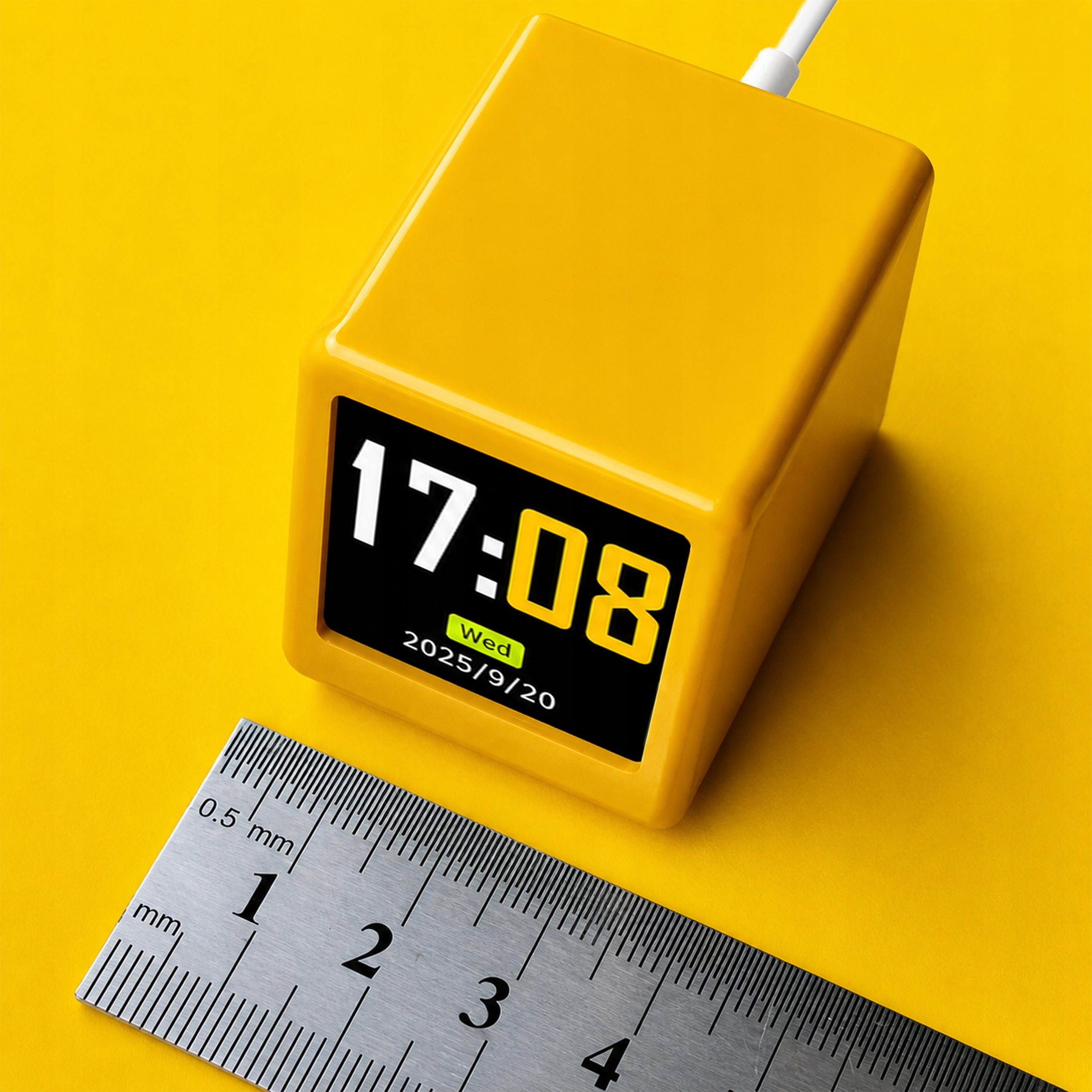 MINI WEATHER STATION ELECTORAL CLOCK LED WIFI DIGITAL SMART WALLPAPER Packaging status original