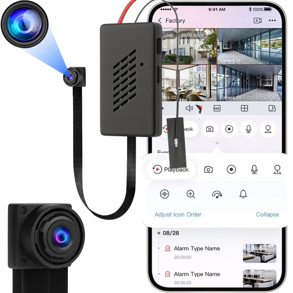 MINI WIFI CAMERA MODULAR ANDROID REMOTE VIEWING MOTION SENSOR MONITORING