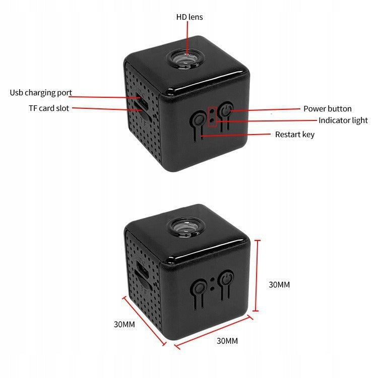 MINI WIFI CAMERA SPY HIDDEN ANDROID REMOTE VIEWING MOTION SENSOR Packaging status original