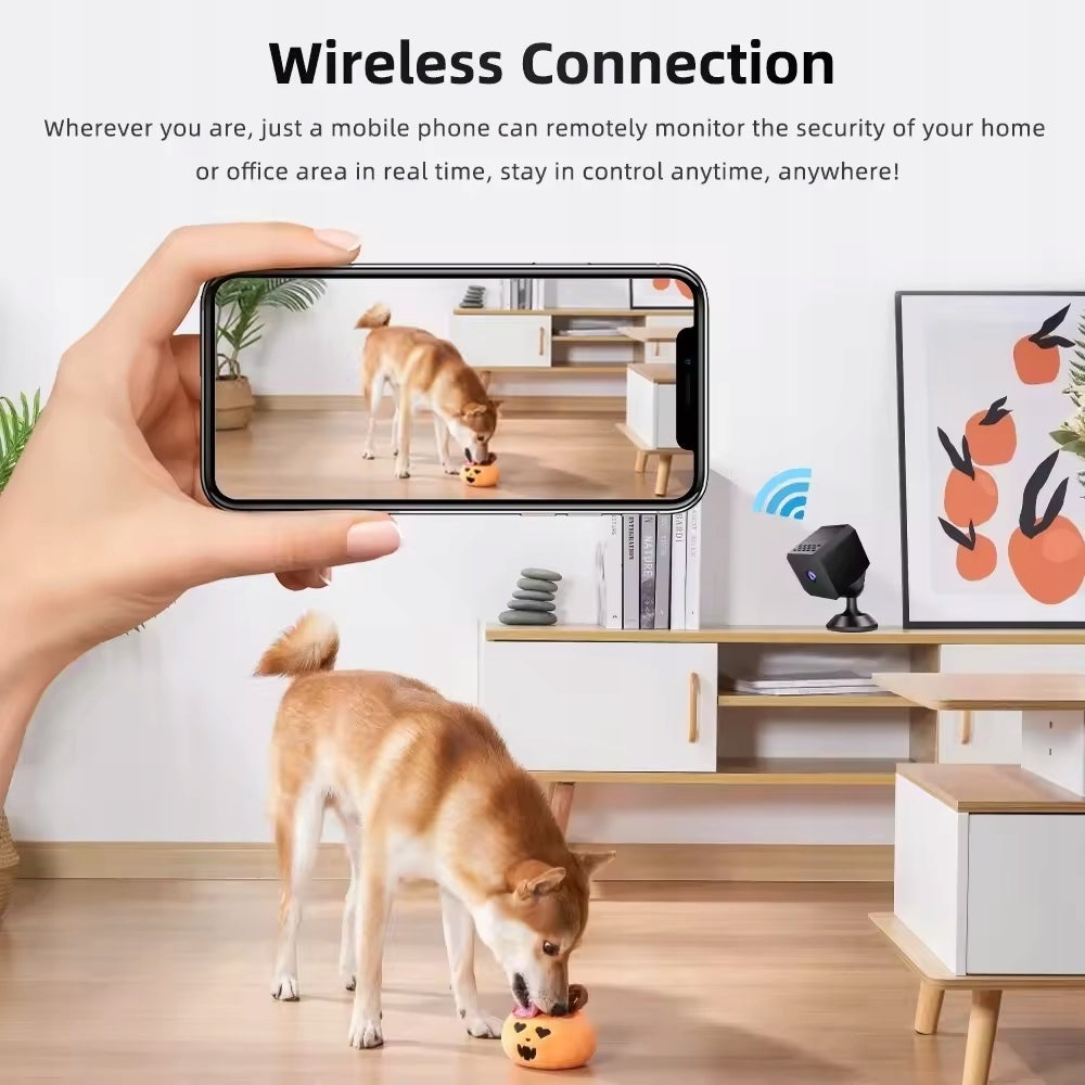 MINI WIFI SPY CAMERA HIDDEN REMOTE VIEWING MOTION SENSOR FOR HOME Manufacturer code 687365