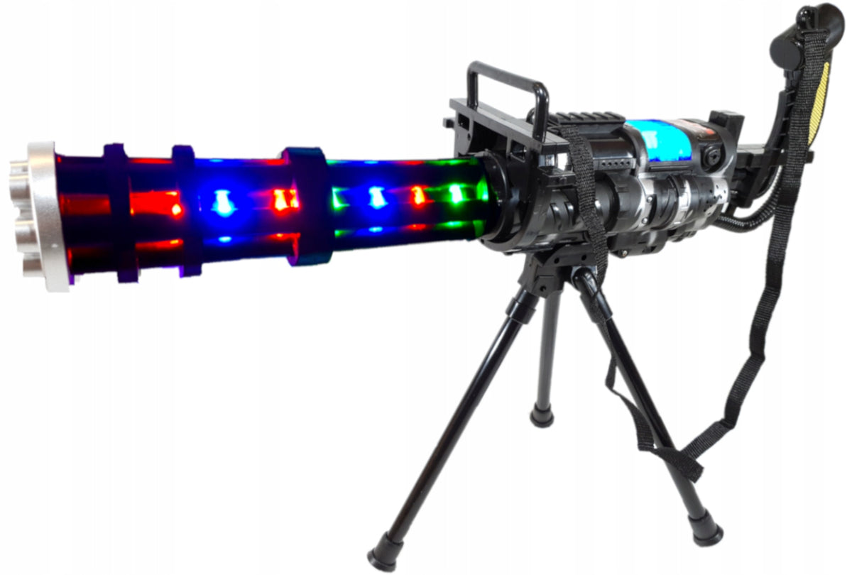 MINIGUN BATTERY-OPERATED RIFLE SNIPER PLAYING LEDS Brand no brand