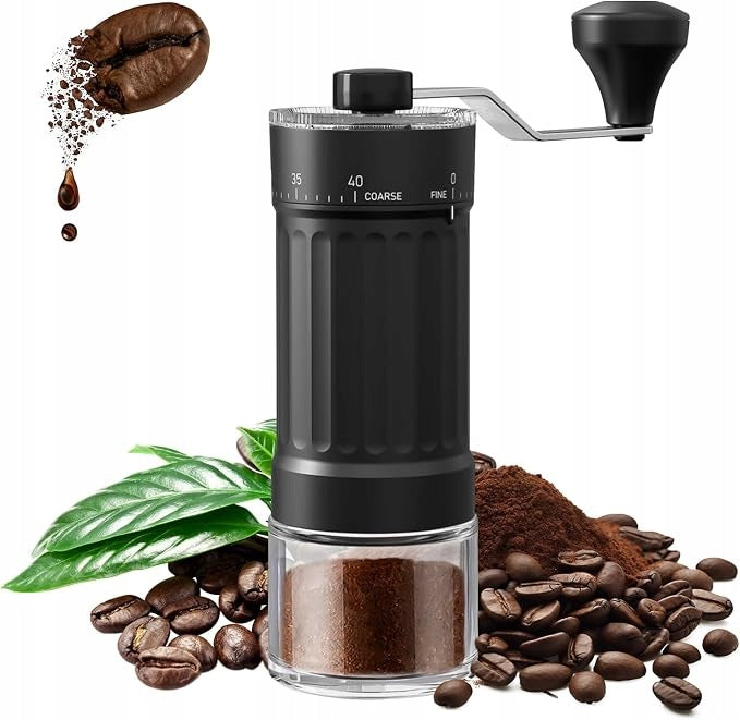 MINYARDIK 40 Degree Ceramic Incandescent Coffee Grinder 2in1