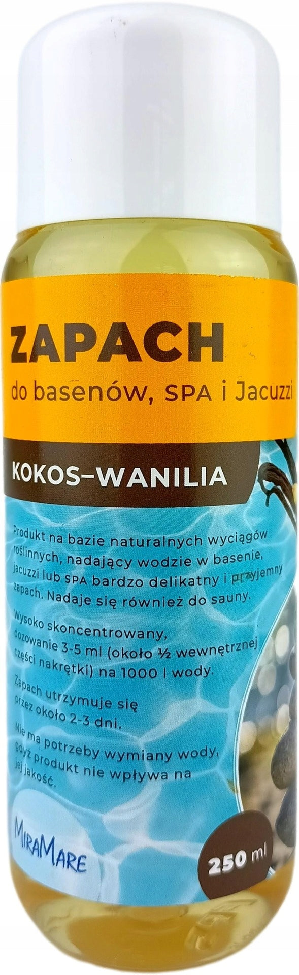 MIRAMARE Scent for jacuzzi pool AROMA COCONUT VANILLA FRAGRANCE for POOL 250 Manufacturer code 5901289010122