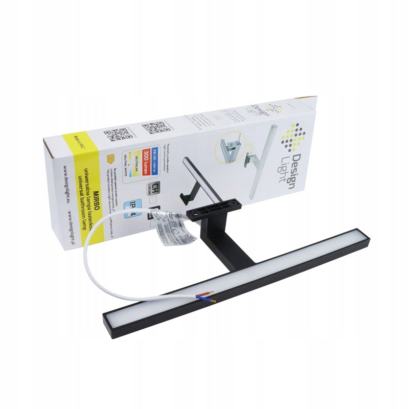 MIRBO LED Bathroom Lamp 230V wall lamp for mirror cabinet Black 5W Brand Design Light