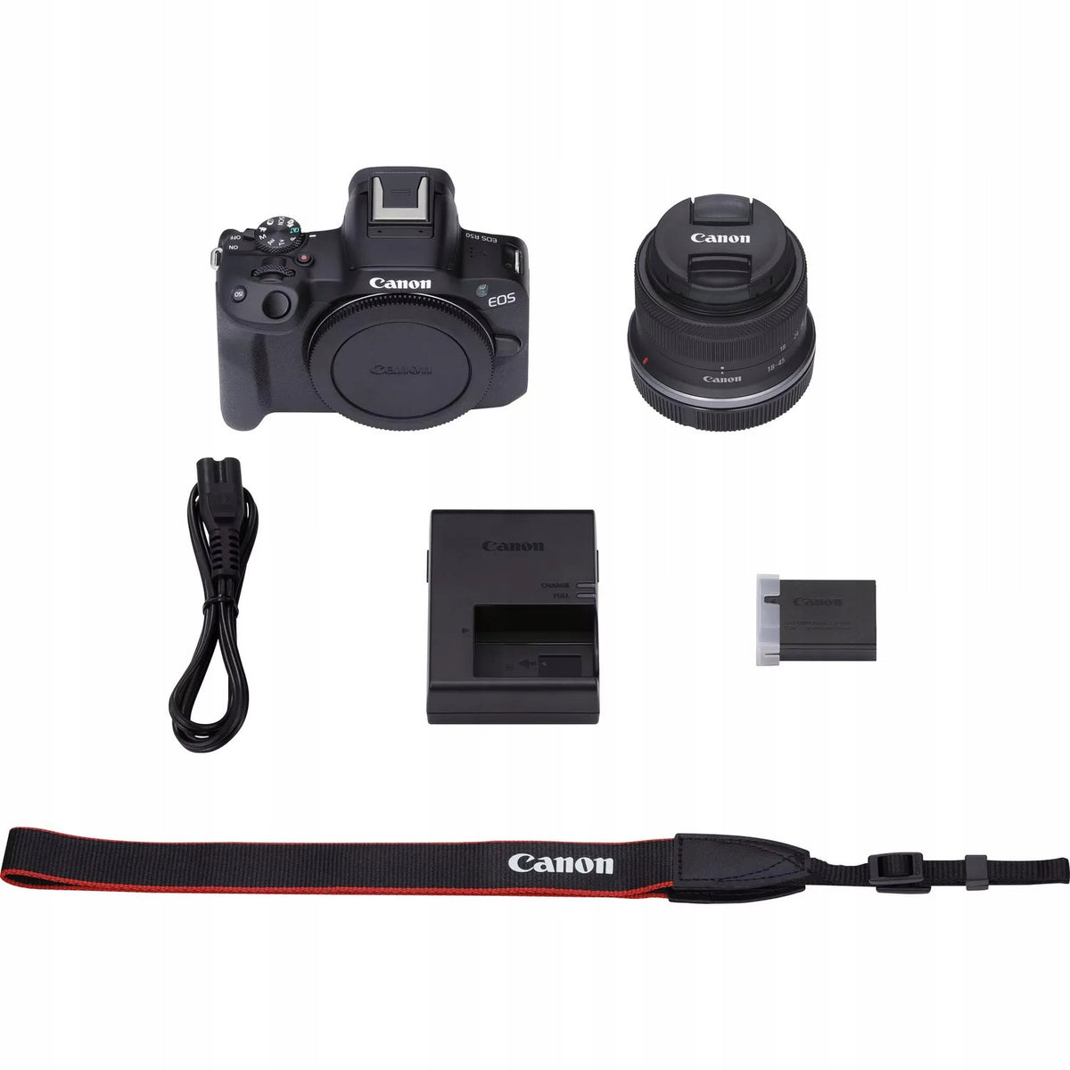 MIRRORLESS CAMERA CANON EOS R50 RF-S 18-45mm F4.5-6.3 IS STM READER Brand Canon