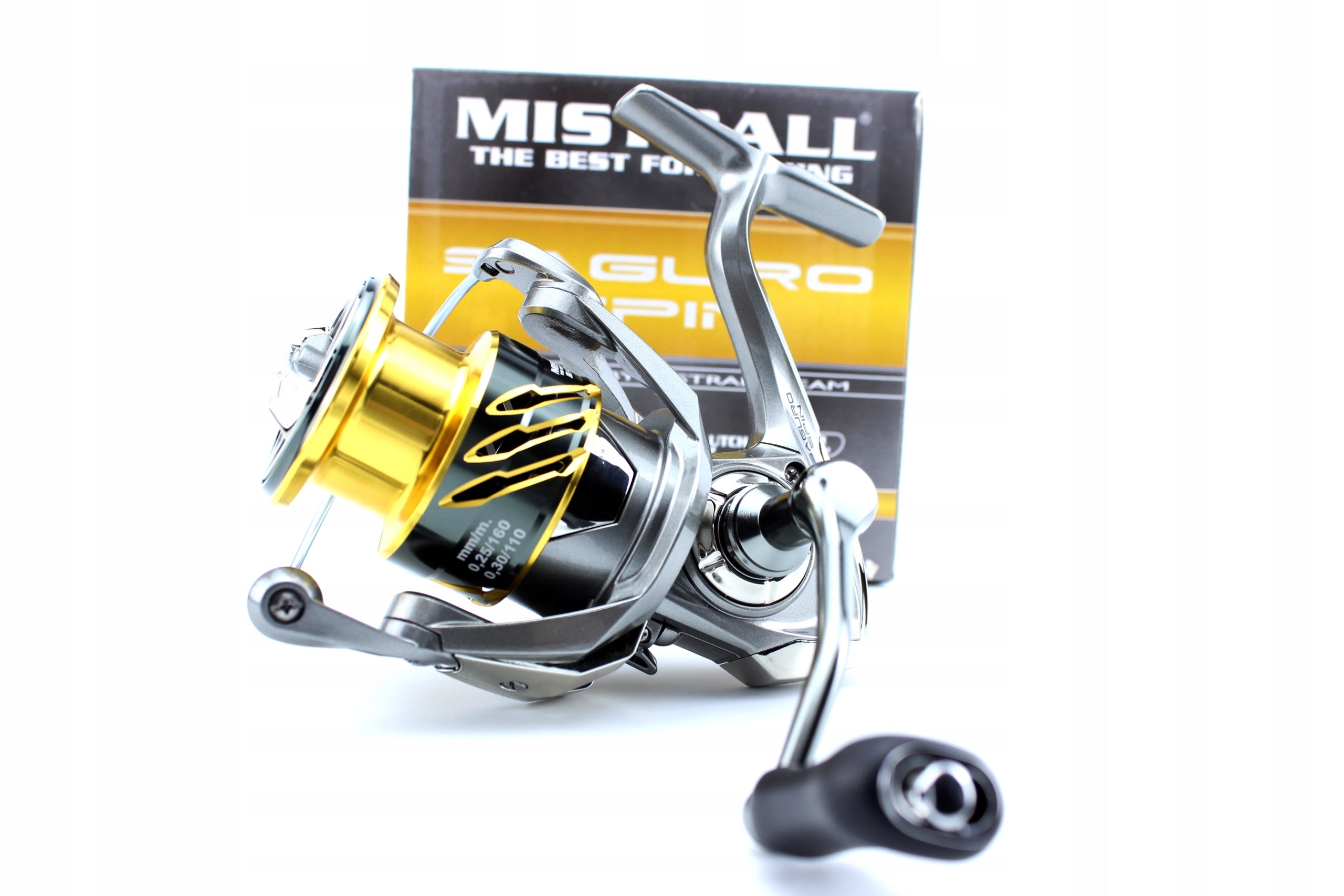 MISTRALL SAGURO SPIN FD 3000 7+1 BB drag power 8 kg spinning reel Packaging status original