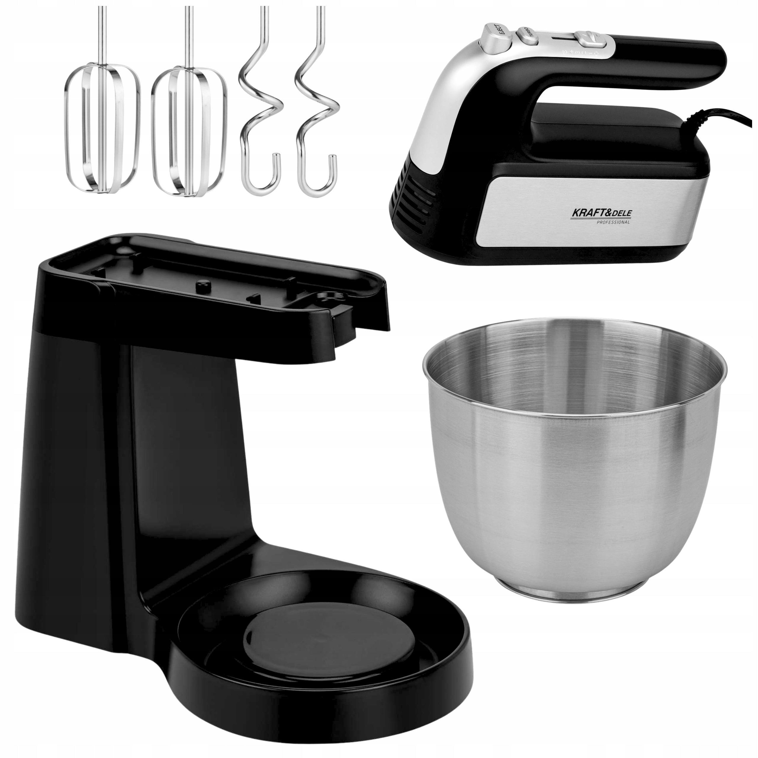 MIXER WITH BOWL HANDHELD MULTIFUNCTIONAL FOOD PROCESSOR 1000W TURBO 5 Gears Packaging status original