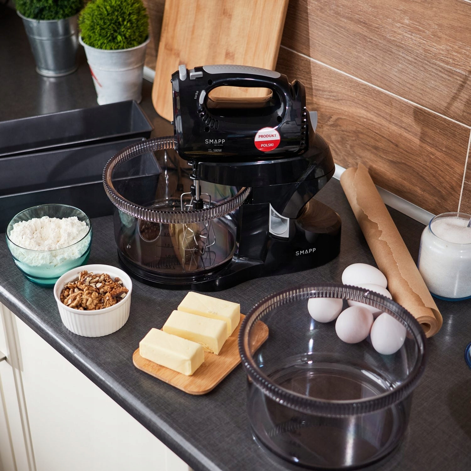 MIXER WITH TWO BOWLS 451.88 SMAPP 580W Polish PRODUCT HAND MIXER Brand SMAPP