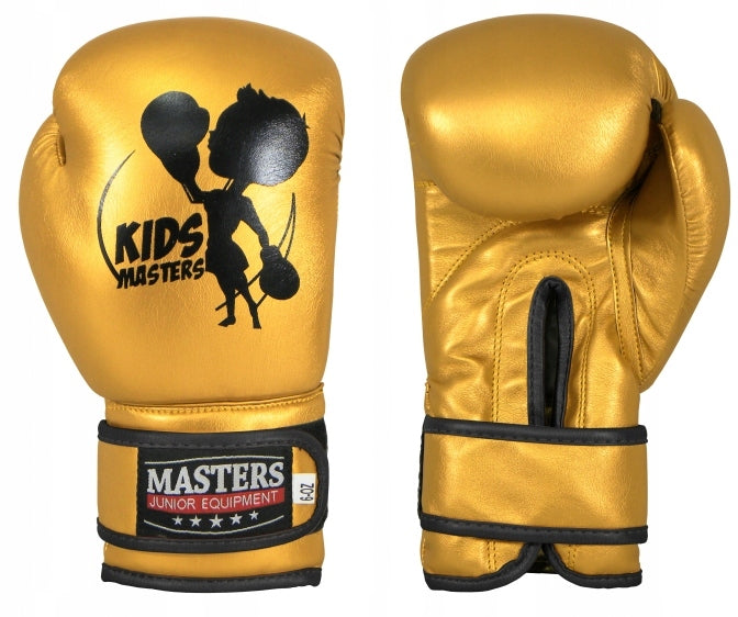 MJE Boxing Gloves - RPU-KM-GOLD Gold Masters 4 oz (5-8 years)