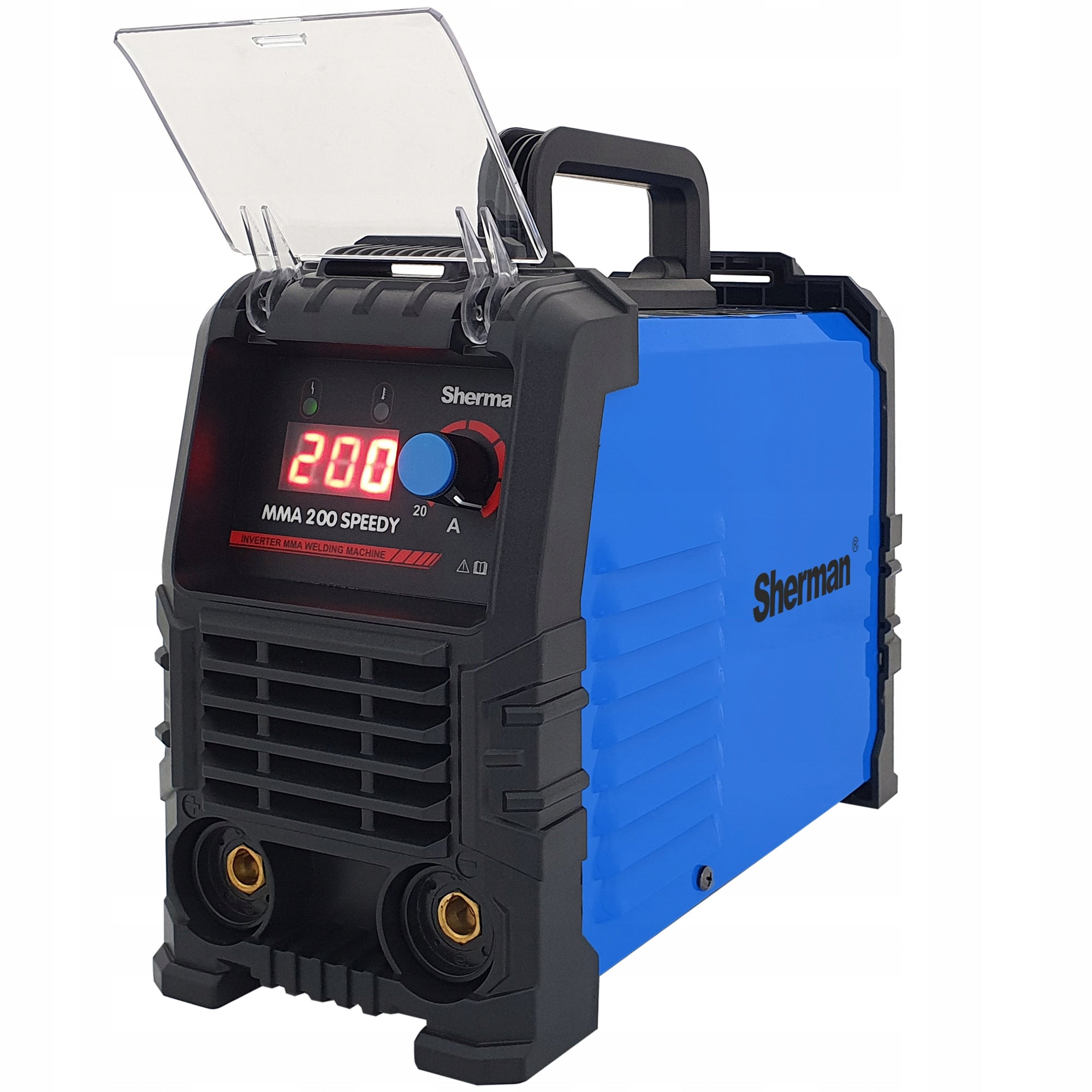 MMA 200 SPEEDY inverter welder with Sherman suitcase