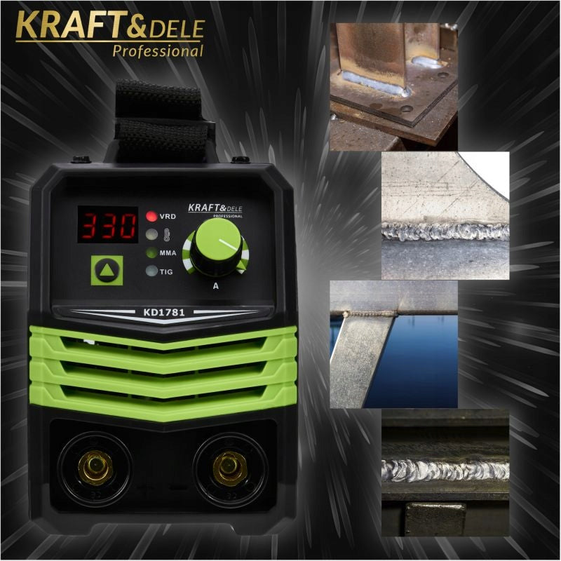 MMA TIG LIFT VRD 330A INVERTER WELDER – 20 – 330A ADJUSTMENT, 230V STRONG\ Supply voltage (V) 230