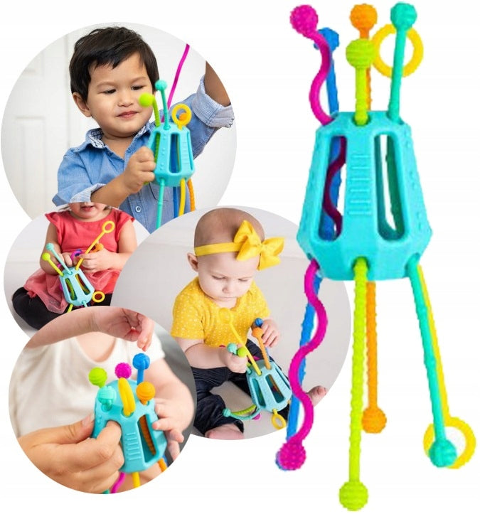 MOBI ZIPPEE DRAGGING SENSORY DEVELOPMENTAL TOY FOR BABY 18M+