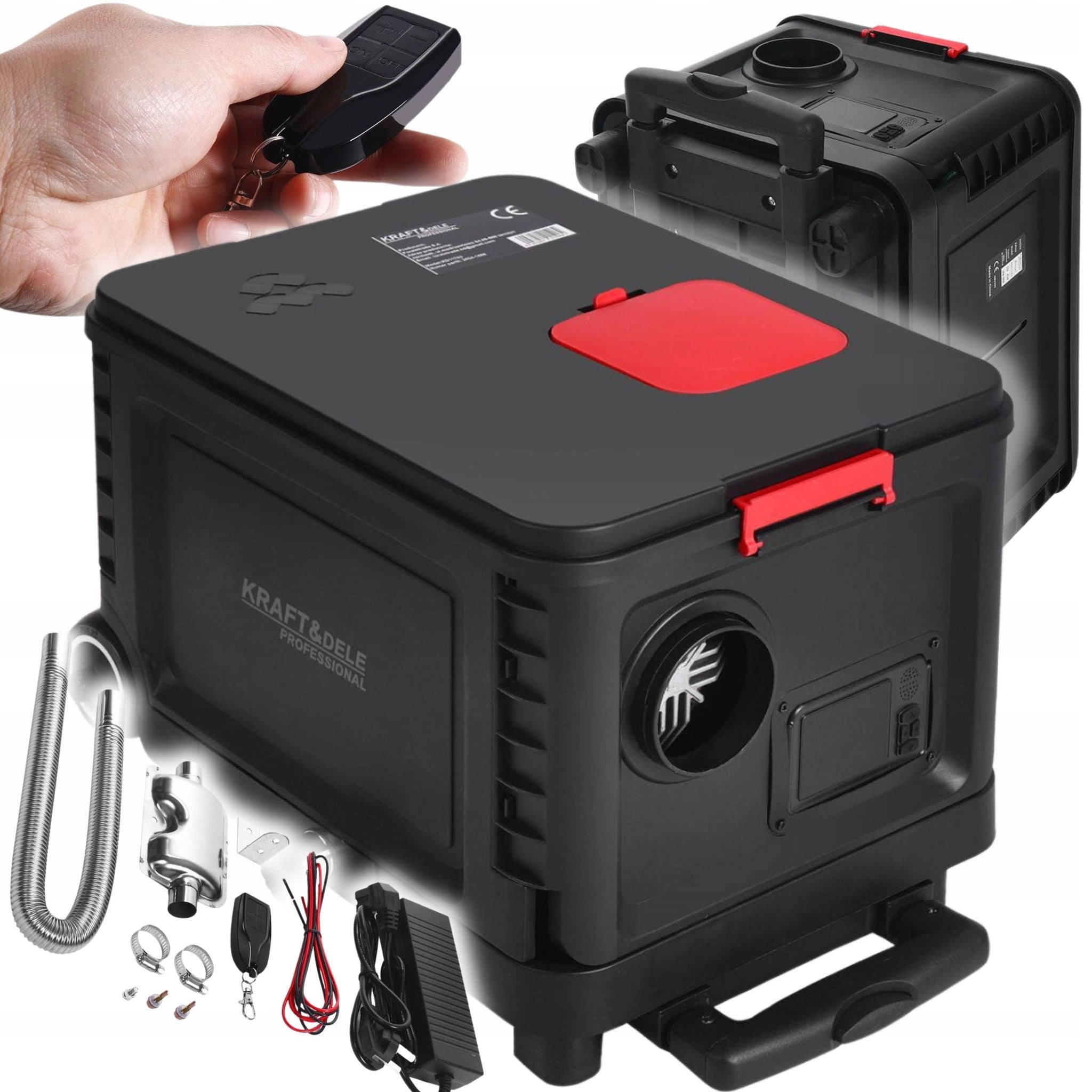 MOBILE HEATER PARKING HEATER OIL LCD 9kW REMOTE CONTROL 12/24/230V