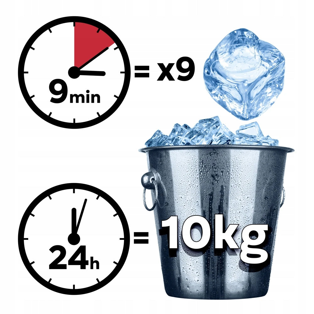 MOBILE PORTABLE ICE MAKER Yolco 12V 24V 230V SAND FOR CAR CAMPING Manufacturer code ICM1 PISTACHIO