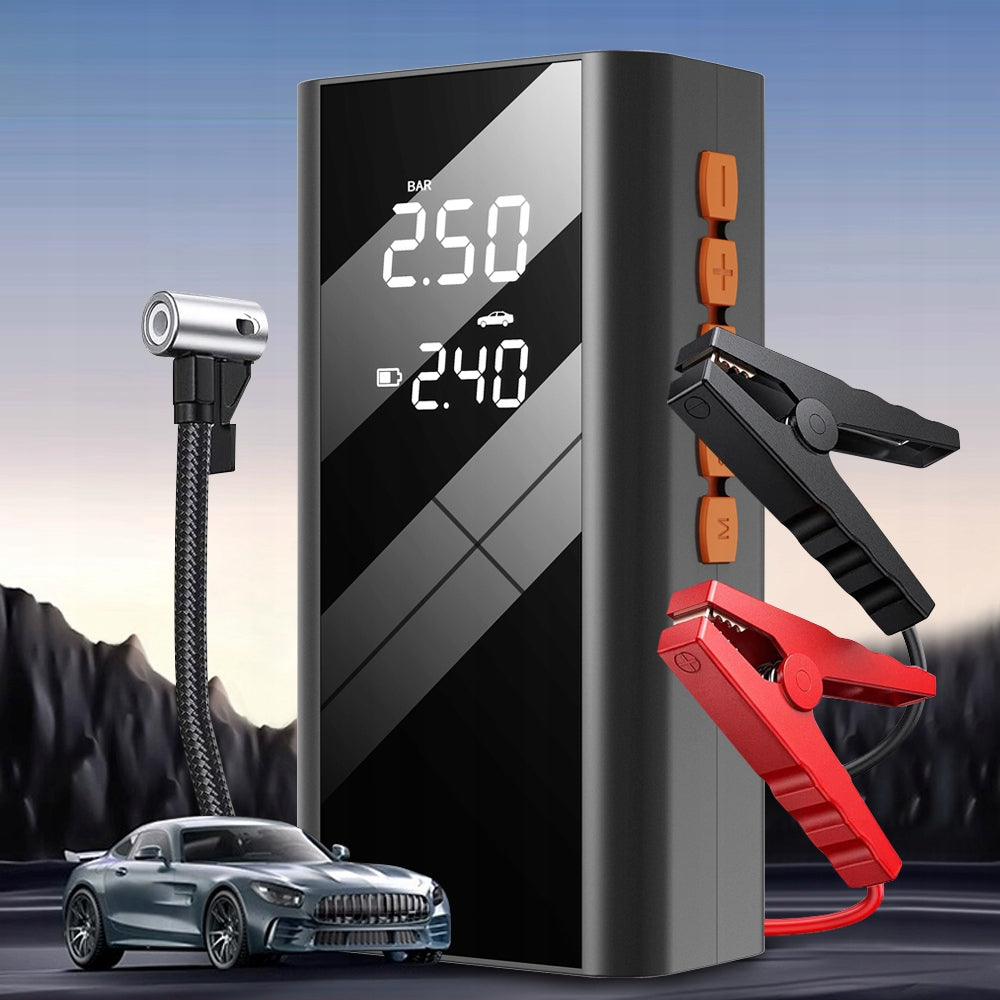 MOCNY JUMP STARTER ROZRUCHOWY Z KOMPRESOREM 2000A POWERBANK LATARKA LED 12V Manufacturer code TY-002