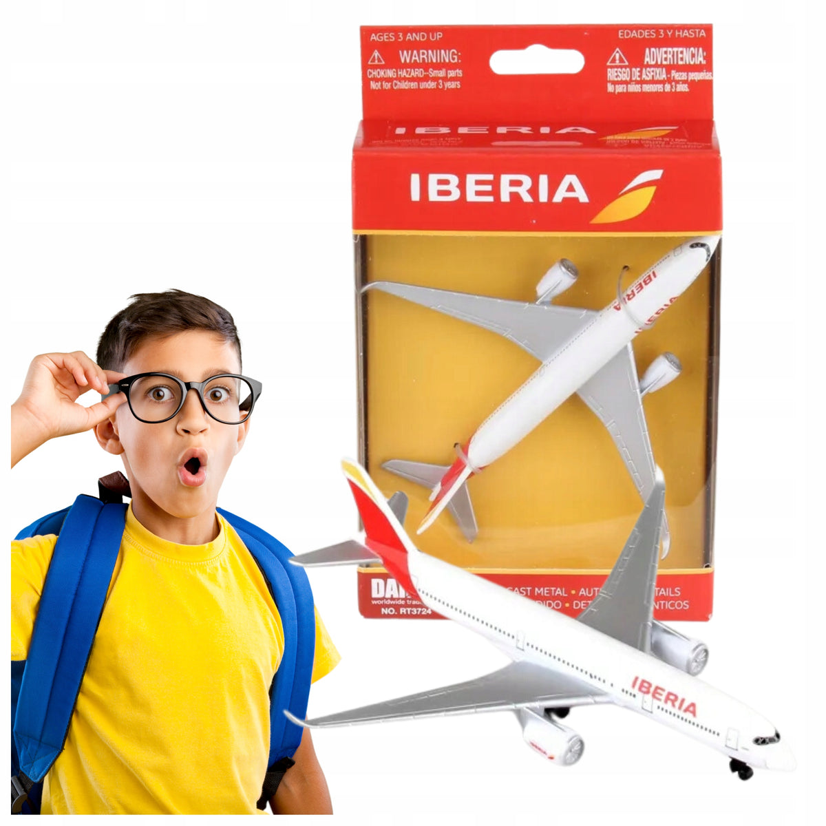 MODEL AIRCRAFT FOR CHILDREN AIRBUS IBERIA TOY