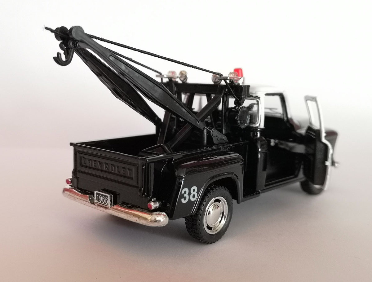 MODEL Kinsmart 1:32 Chevy Stepside Pick-up Police Color black