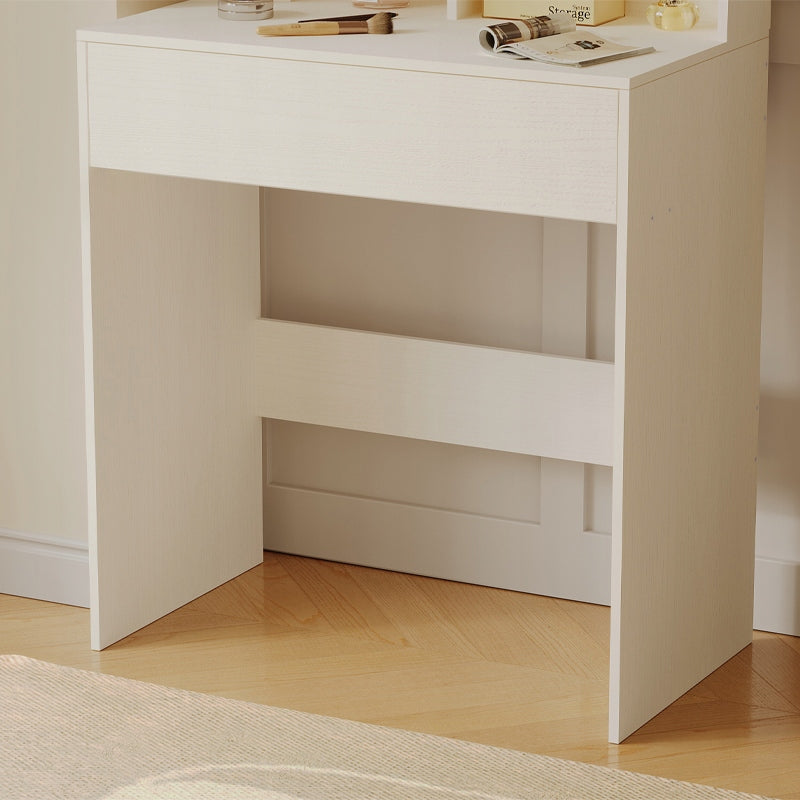 MODERN DRESSING TABLE COSMETIC WITH OPENING MIRROR LOFT DRAWER GLAMOUR Brand Muvu