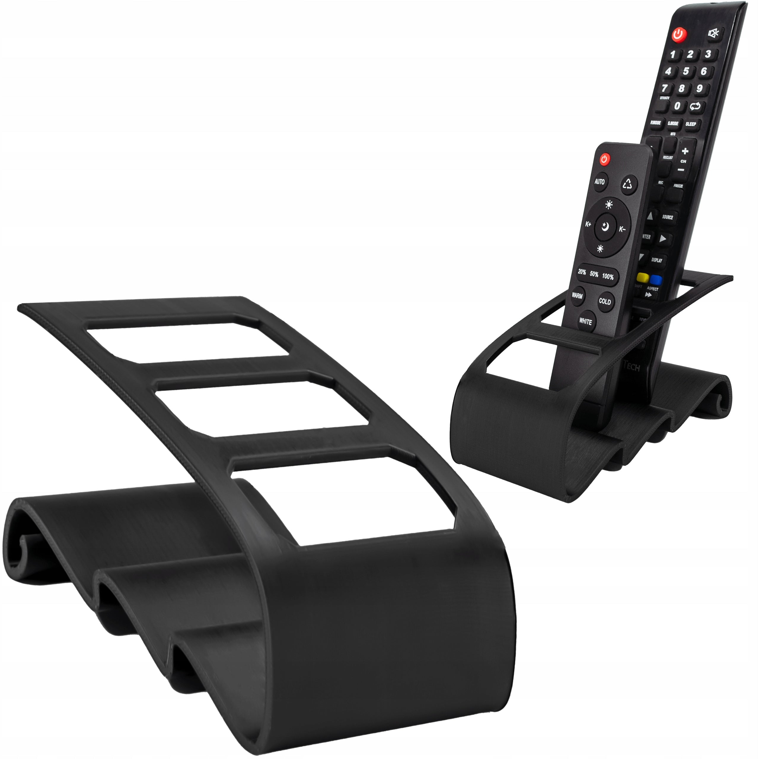 MODERN MINIMALIST REMOTE CONTROL STAND BLACK ORGANIZER REMOTE CONTROL