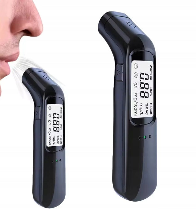 MODERN NON-CONTACT BREATHALYZER MOUTHLESS LED DIGITAL DISPLAY v2.1