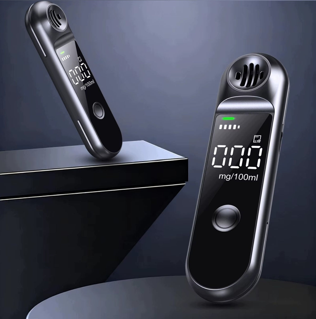 MODERN NON-CONTACT BREATHALYZER MOUTHLESS LED DIGITAL DISPLAY v5.0 Packaging status original