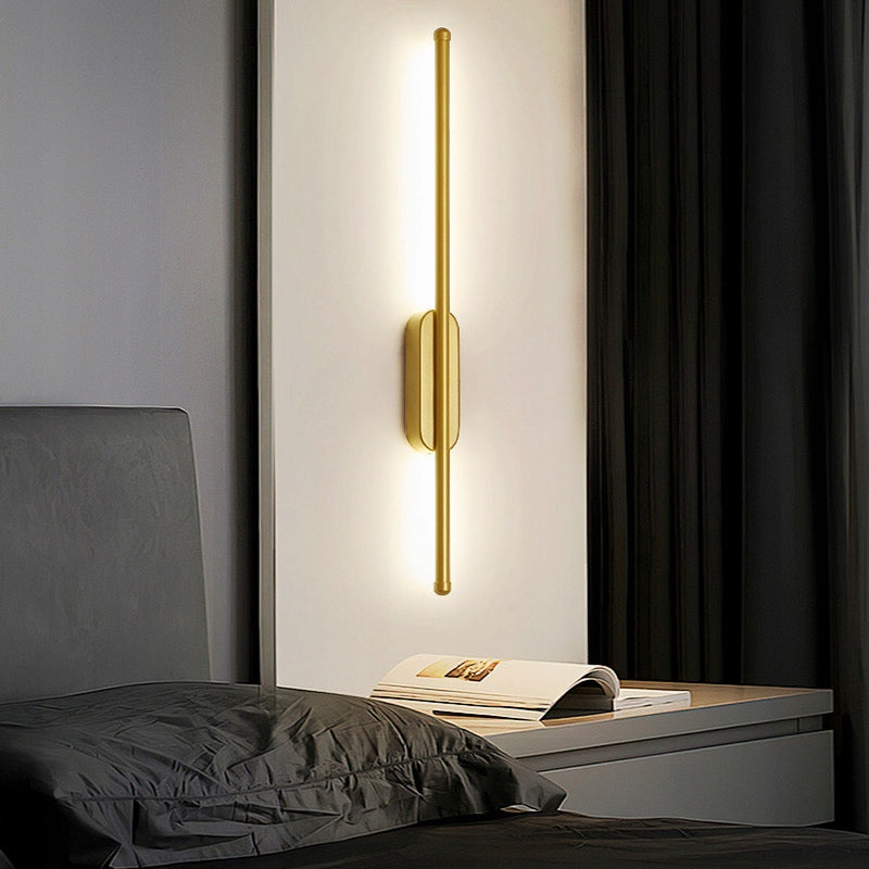 MODERN WALL LAMP 80 CM LINEAR LED WALL LAMP GOLD INTERNAL SLIM Manufacturer code 9000-80J