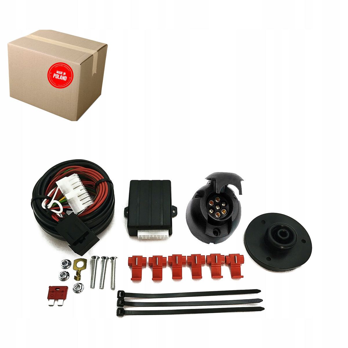 MODULE + HARNESS 7PIN VW CADDY TOURAN GOLF 5 6 POLISH PRODUCT