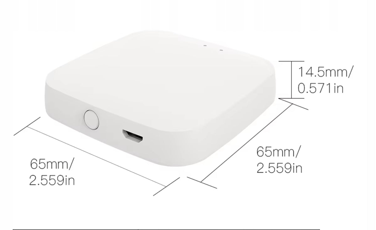 MOES GATEWAY Tuya Bluetooth Gateway WiFi Hub Smart Life Mesh SIG Alexa Google Manufacturer code MOES Tuya Bluetooth Gateway