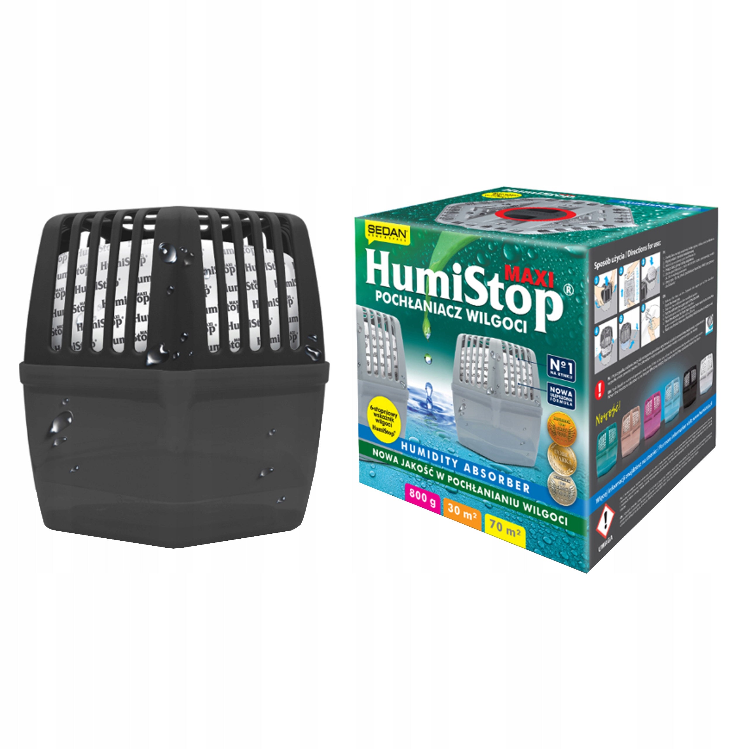 MOISTURE ABSORBER HUMISTOP MAXI WITH INDICATOR!