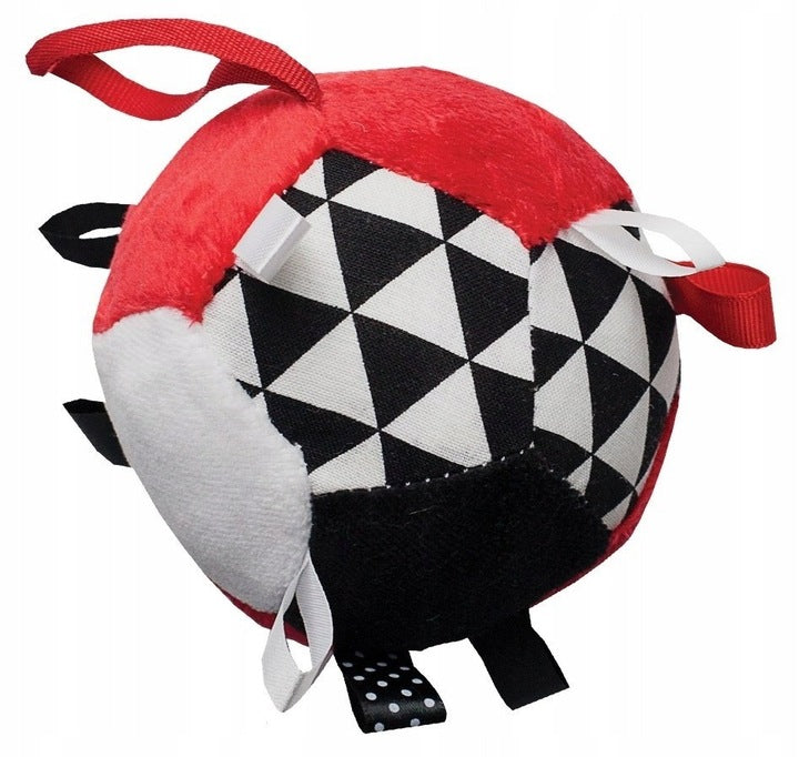 MOM'S CARE Contrast Ball Plush RATTLE